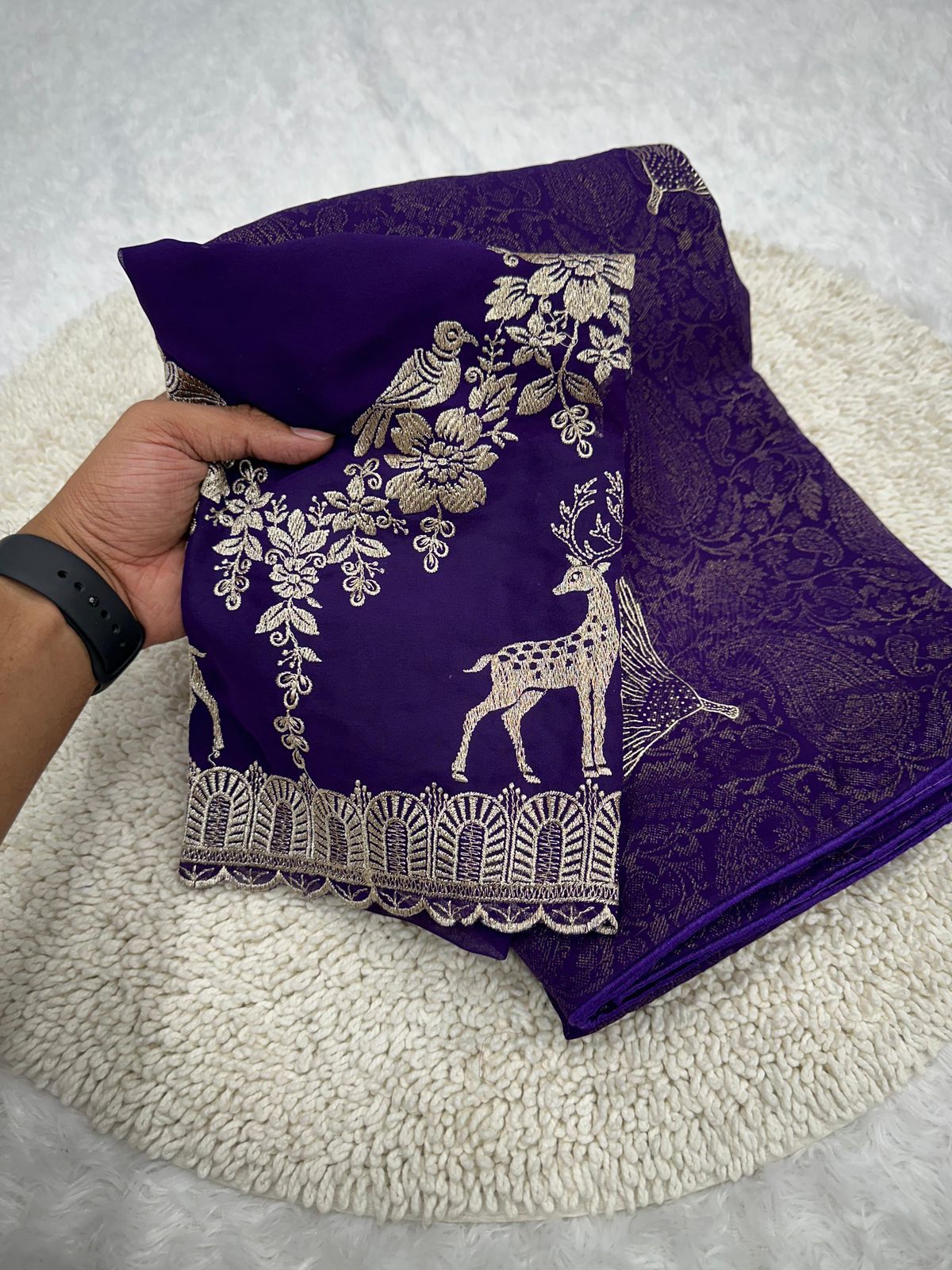 Sangita By Aab Designer Printed Georgette Sarees Wholesale Shop In Surat